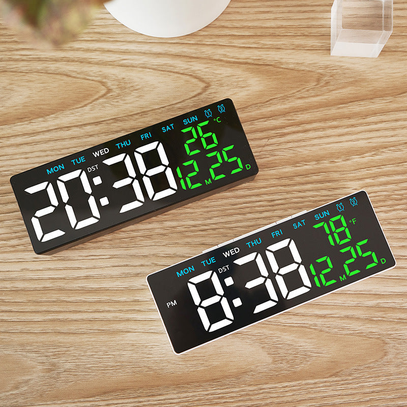 Digitaler Wetterwecker mit Großem Led-Display und Temperaturanzeige Brehn