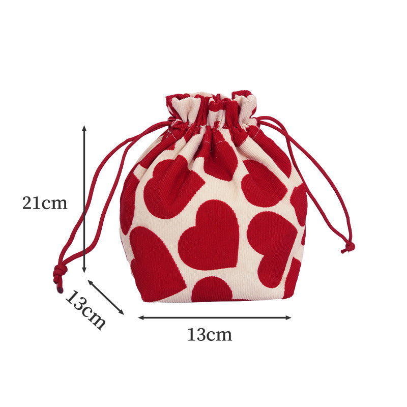 Herz Muster Make-up Tasche Brehn