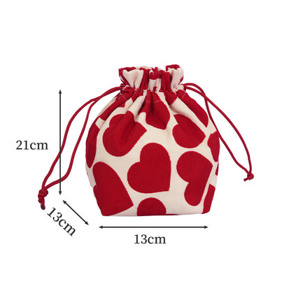 Herz Muster Make-up Tasche Brehn