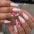 Künstlerische Florale Nageldekorationen Brehn