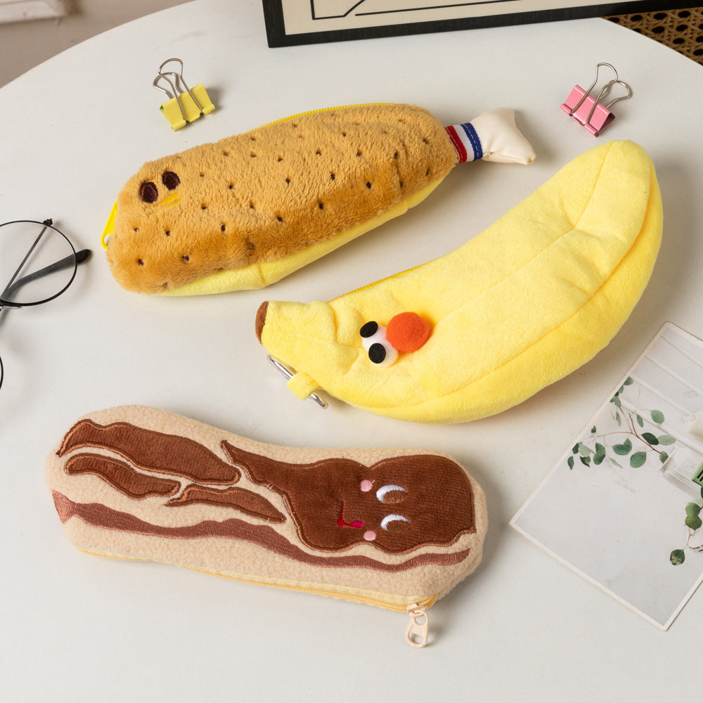 Süßes Plüsch-Bananen-Bleistiftetui Brehn