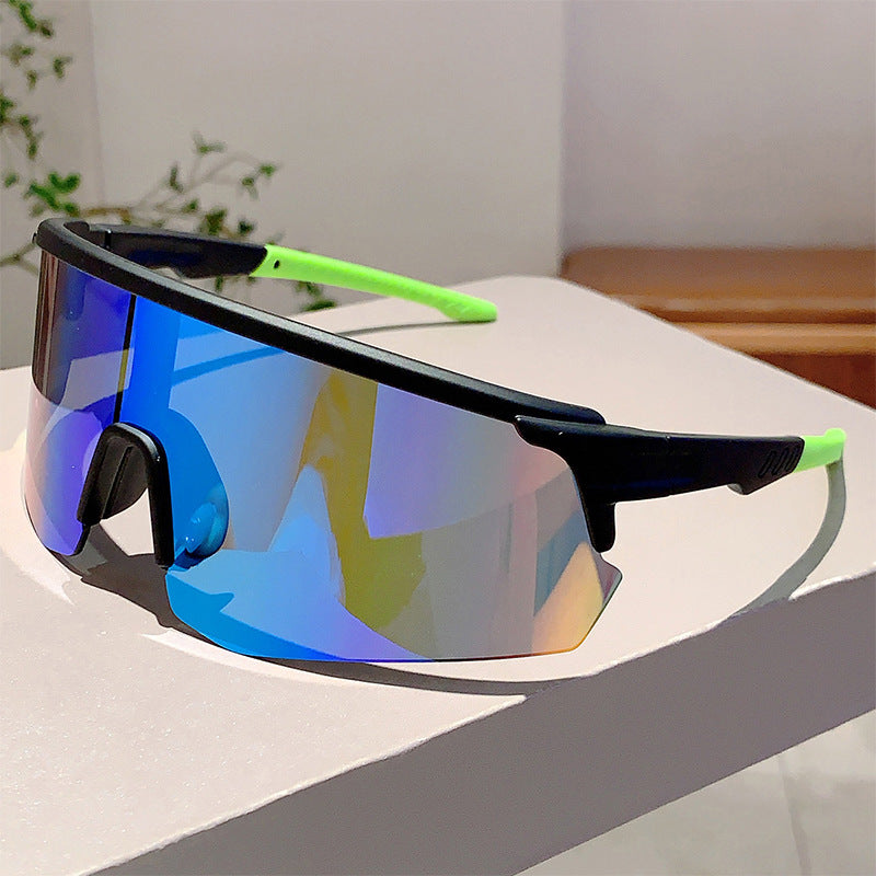 Unisex nan sportliche Performance-Sonnenbrille mit durchgehender Visierlinse und bruchsicherer Polycarbonatlinse Brehn
