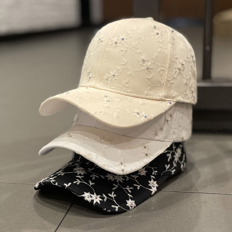 Damen Verzierte Blumen Cap Brehn
