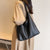 Texturierte Leder Hobo-Tasche Brehn