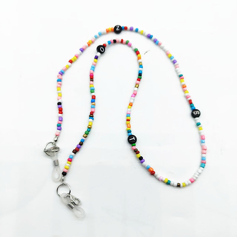 Bunte Bead-Brillenkette Brehn