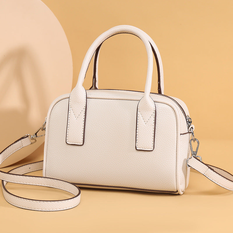 Texturiertes Leder Mini Handtasche Brehn