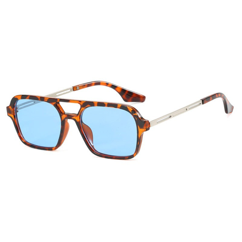 Fette Rechteckrahmen Sonnenbrille Brehn