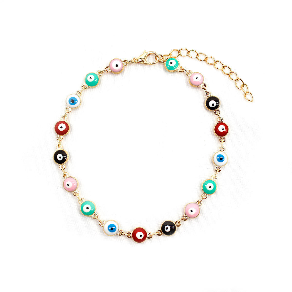 Farbenfrohes Böses Auge Charm Armband Brehn 1788164266