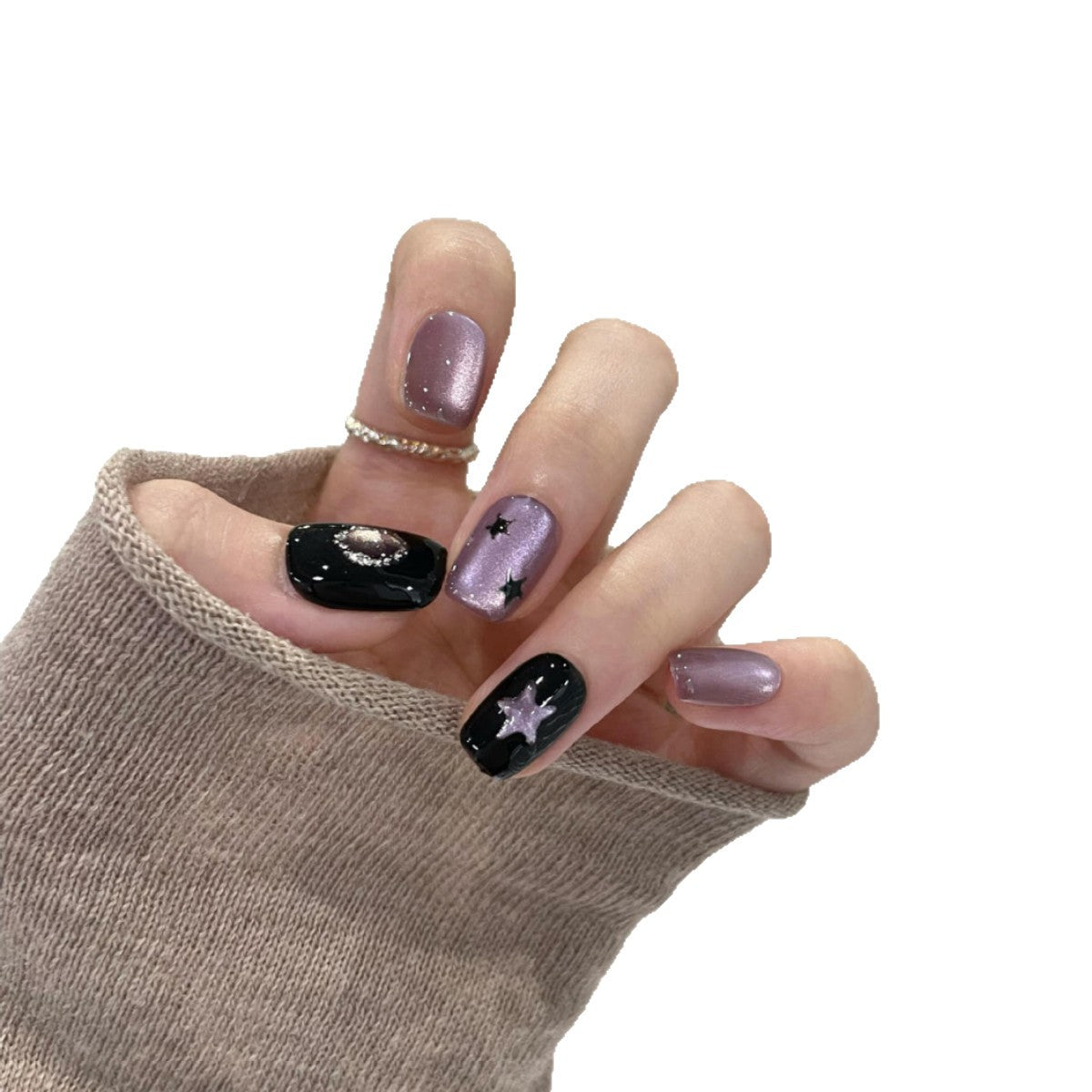 Kunstnägel mit Stilvollem Sternendesign Brehn