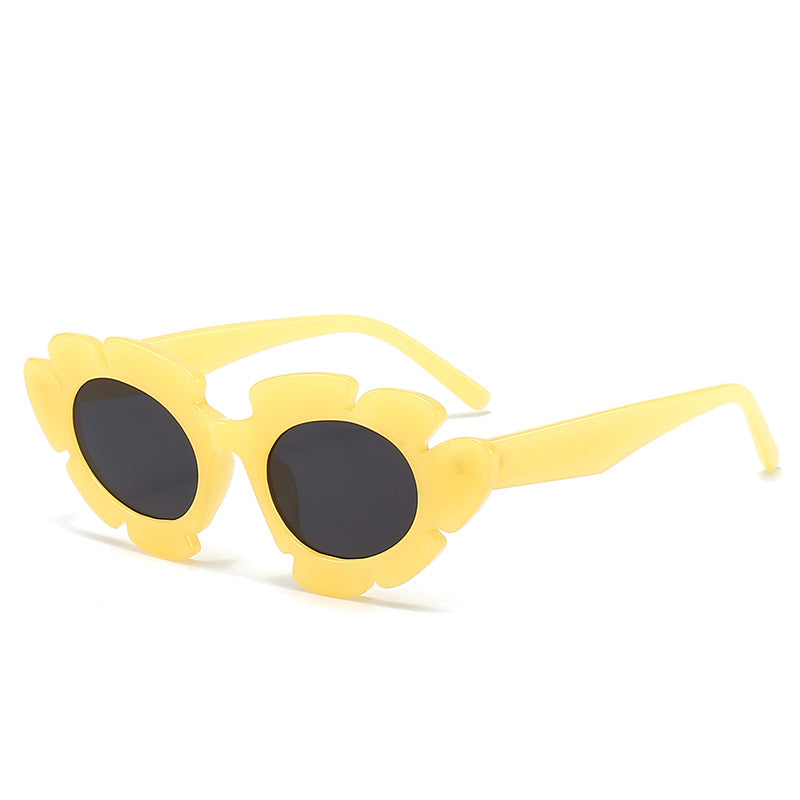 Damen Blütenförmige Sonnenbrille mit hochwertigem UV-Schutz Brehn