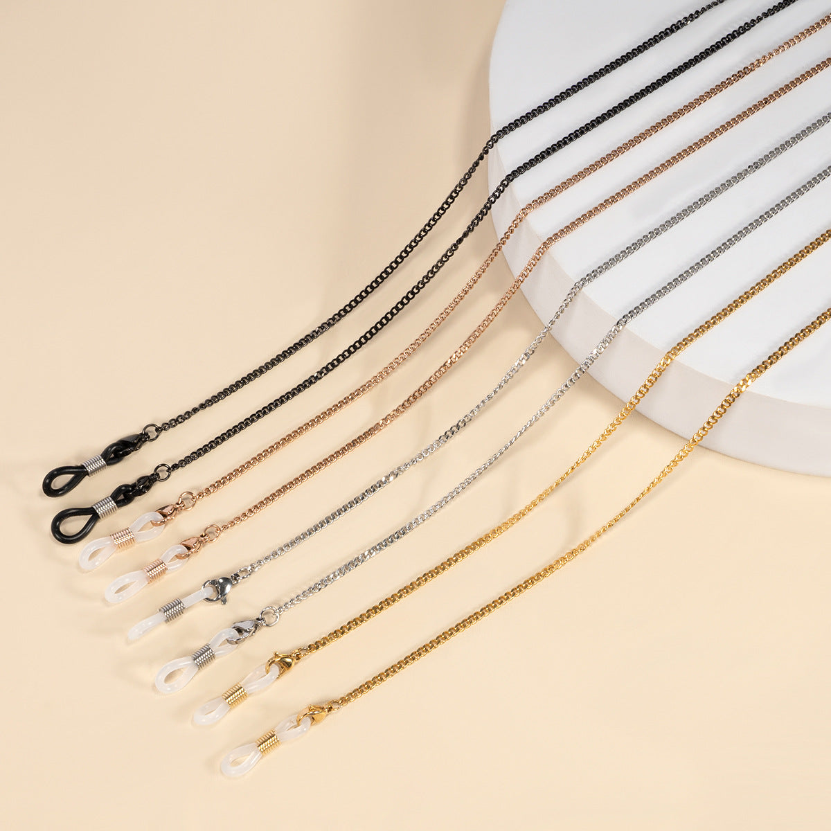 Stylischer Ketten-Brillenhalter Brehn