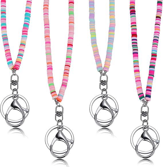 Bunte Perlen ID Badge Halter Lanyard Brehn