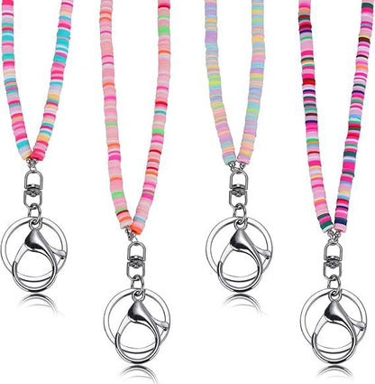 Bunte Perlen ID Badge Halter Lanyard Brehn