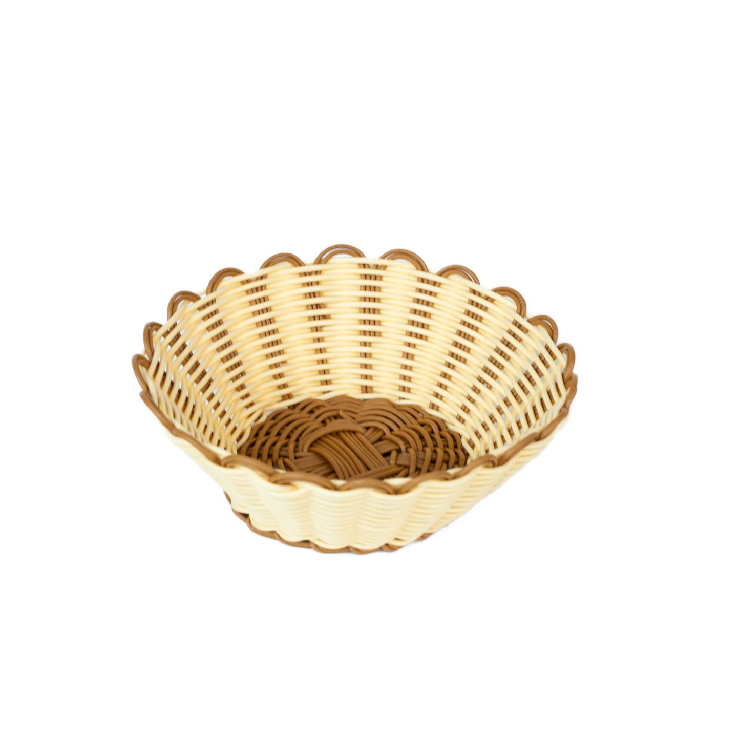 Damen ästhetischer Obstschale mit Scalloped Design Brehn