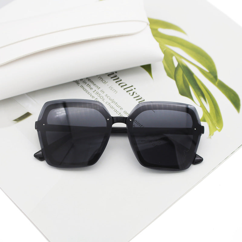 Damen übergroße geometrische Sonnenbrille Brehn