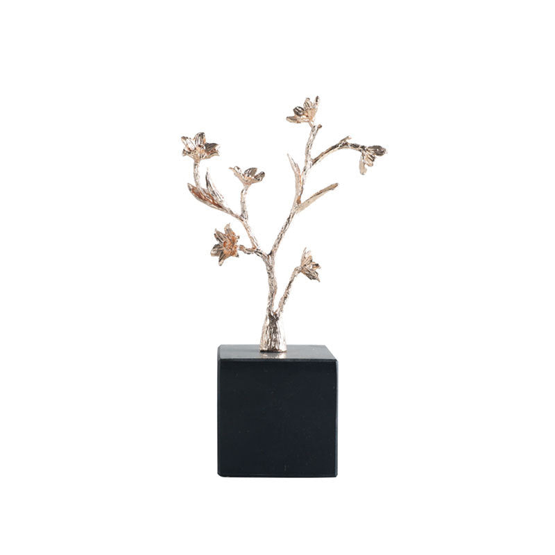 Moderne abstrakte Metallpflanze Skulptur