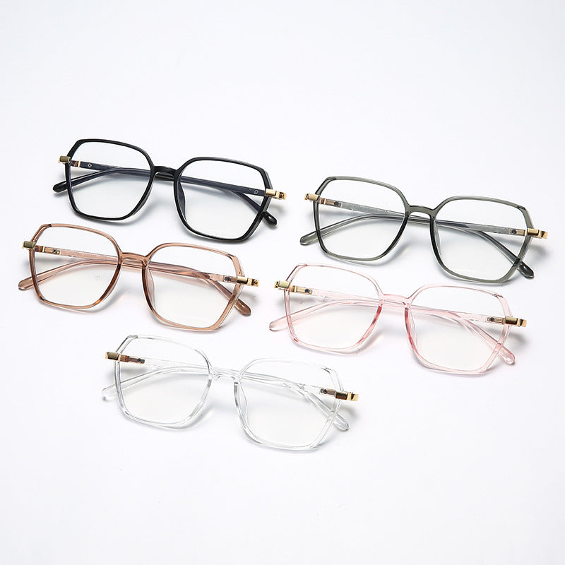 Damen modische quadratische Lesebrille mit goldenen Akzenten Brehn
