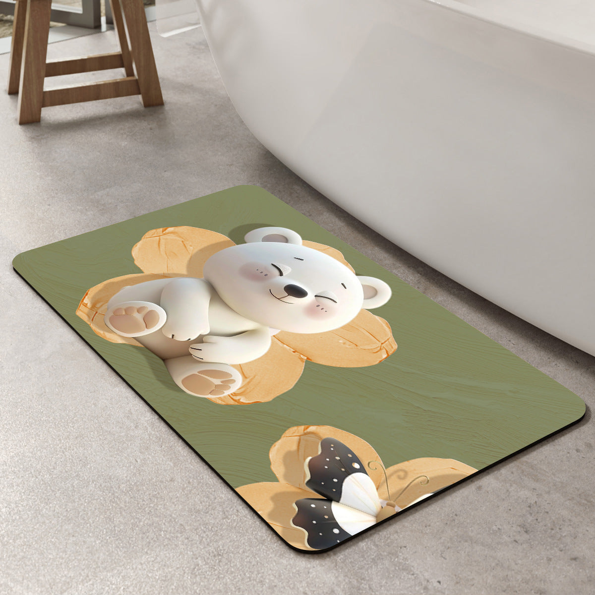 Mermaid-Themen Memory Foam Badmatte Brehn