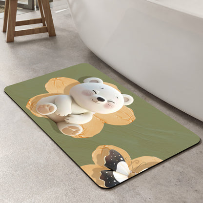 Mermaid-Themen Memory Foam Badmatte Brehn