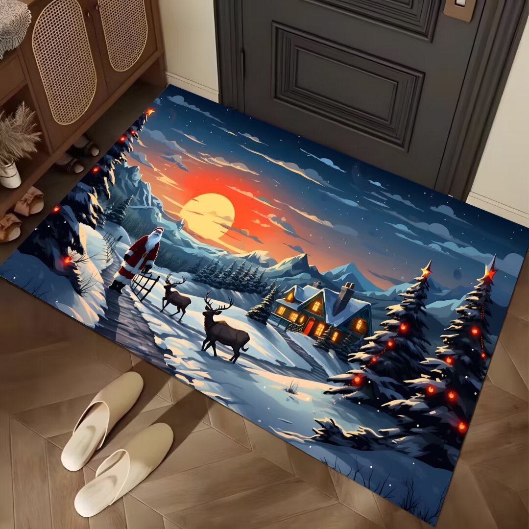 Festliches Winter-Thema Eintrittsmatte Brehn