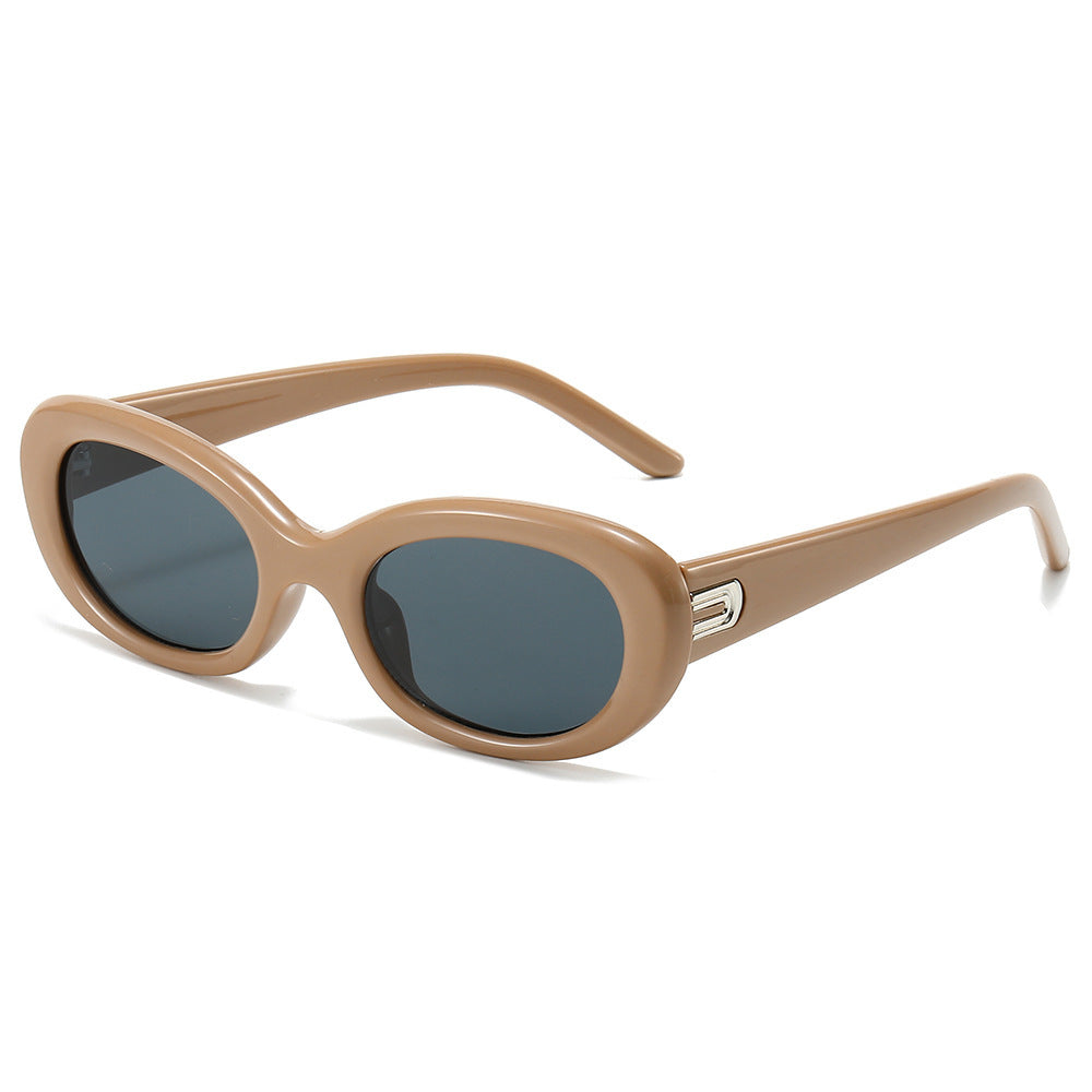 Chic Overgroße Oval Sonnenbrille Brehn