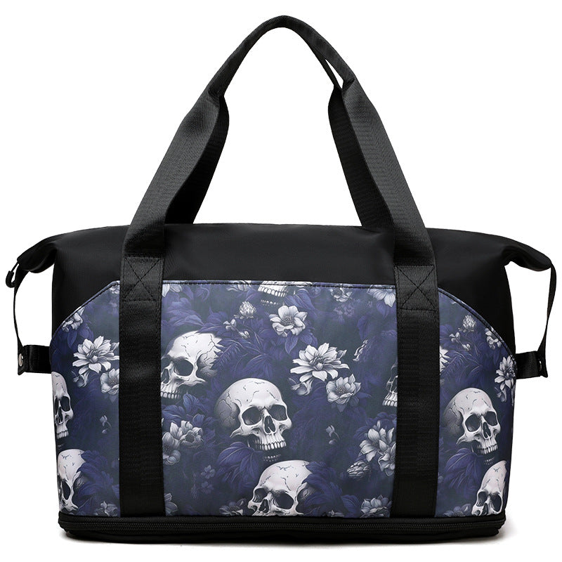 Künstlerisches Schädel-Druck Sport Duffel Tasche Brehn
