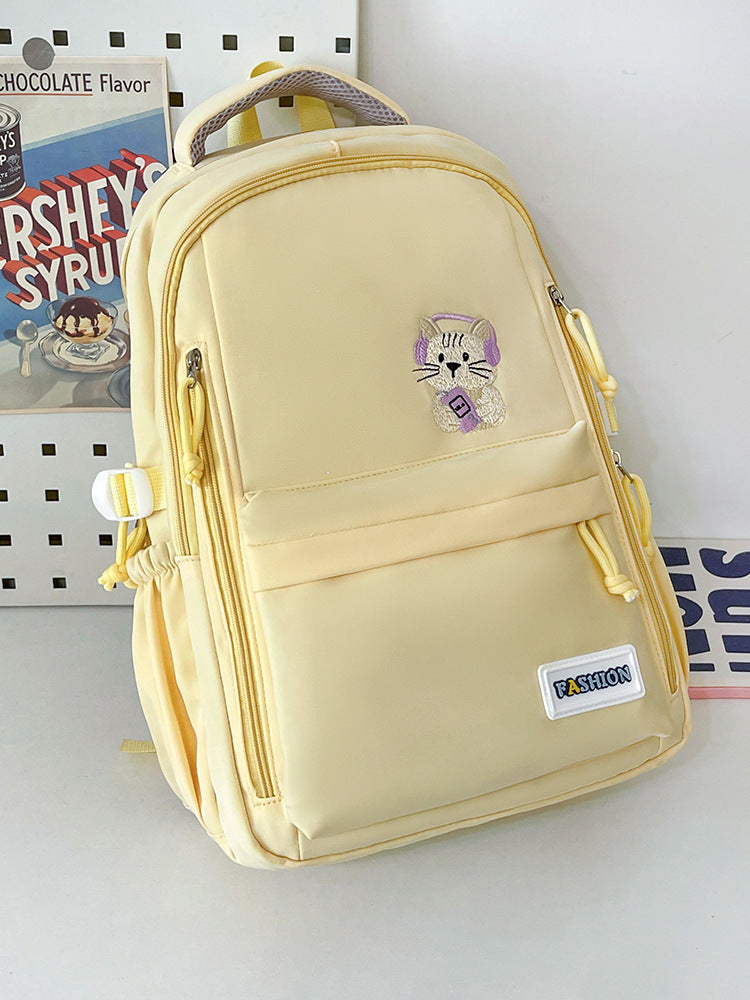 Süßer illustrierter Katzen-Design-Rucksack