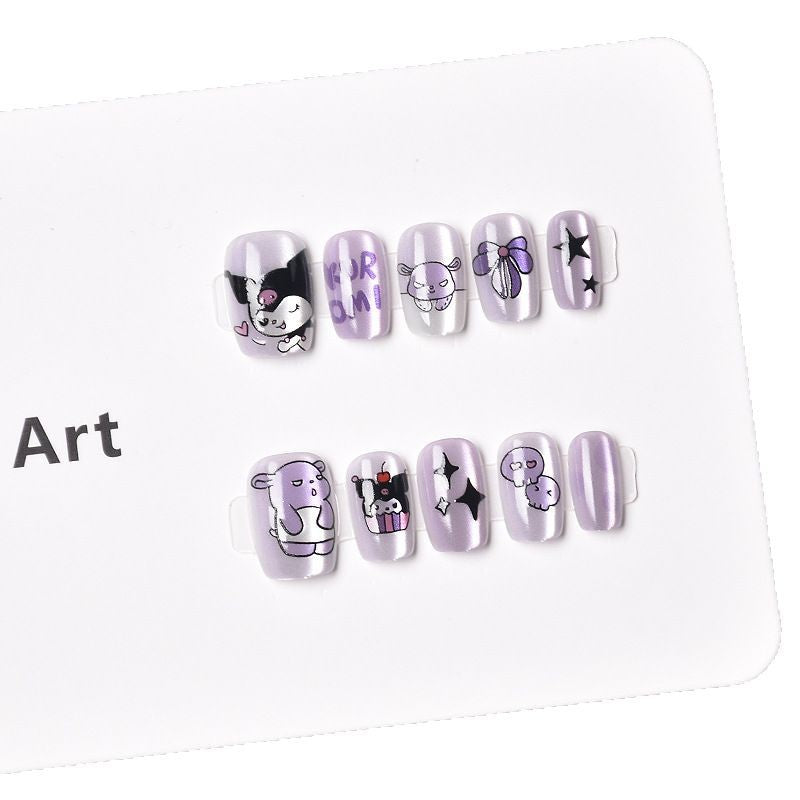 Kreative Charakter Press-On Nagelkunst Brehn