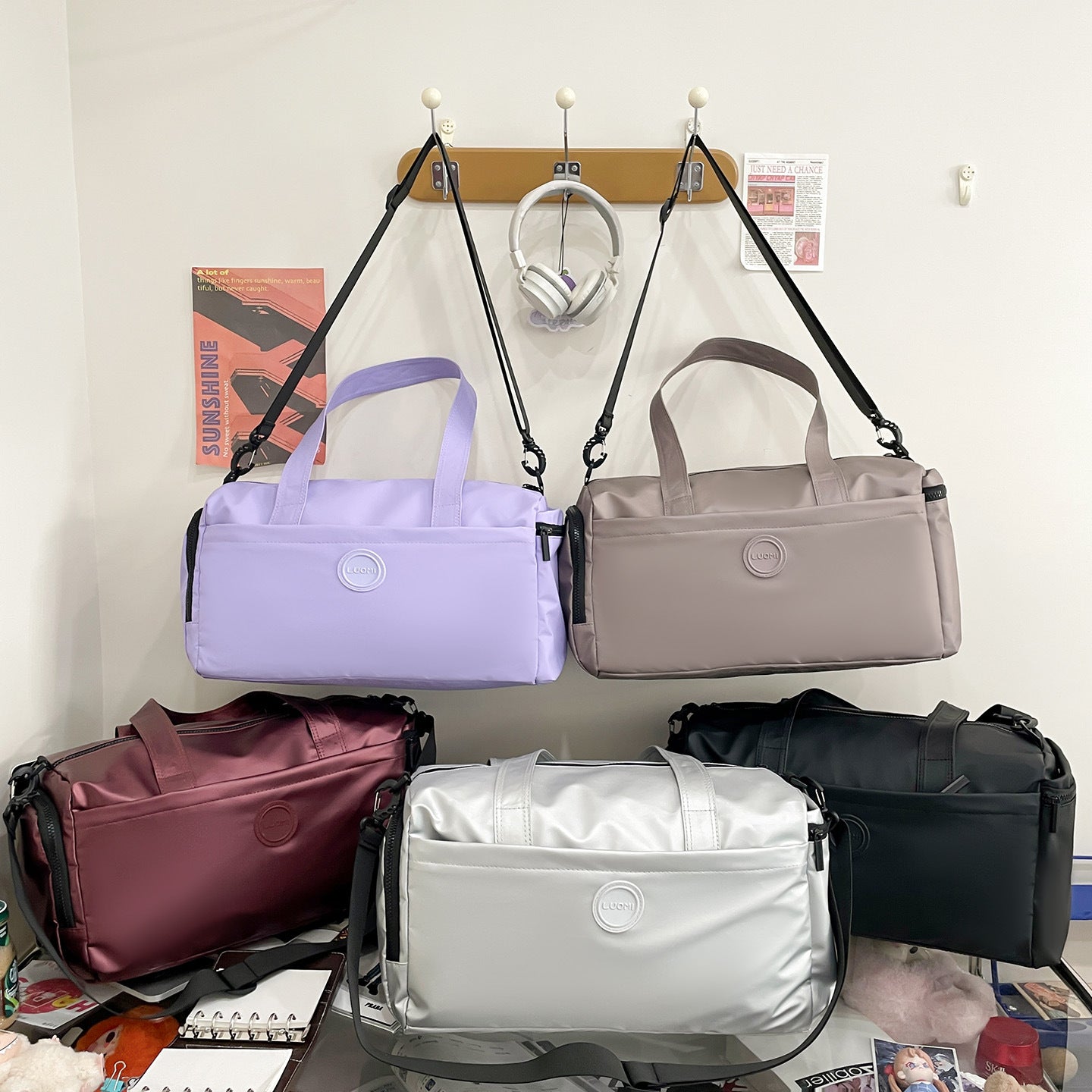 Funktionale Wochenend-Duffel-Tasche