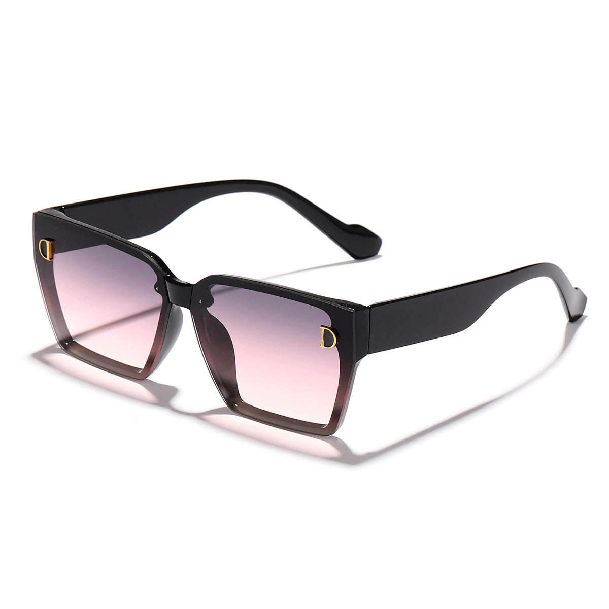 Damen modische Sonnenbrille im einzigartigen Design mit übergroßen Gläsern Brehn