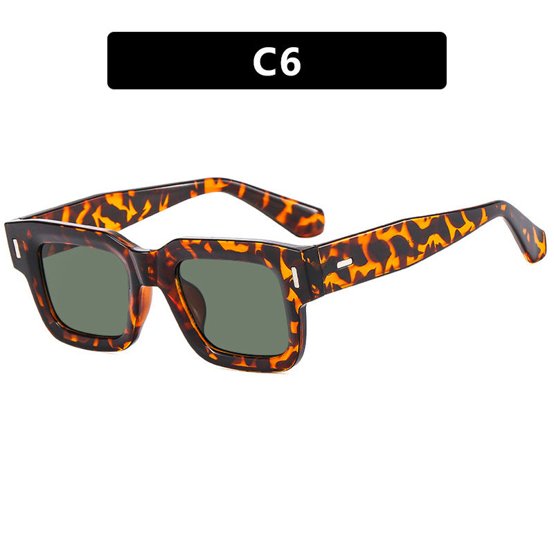 Damen modische Sonnenbrille im eleganten Leopardenmuster Brehn