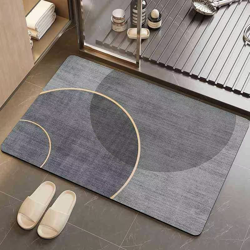 Geometrisches Muster Badezimmermatte Brehn