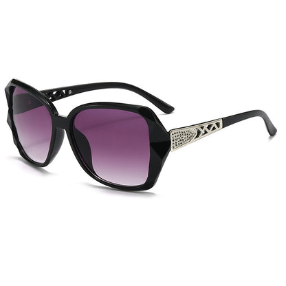 Elegante Übergroße Geometrische Sonnenbrille