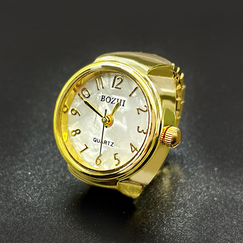 Brehn | Unisex Paar Fingerringe Quarzuhren