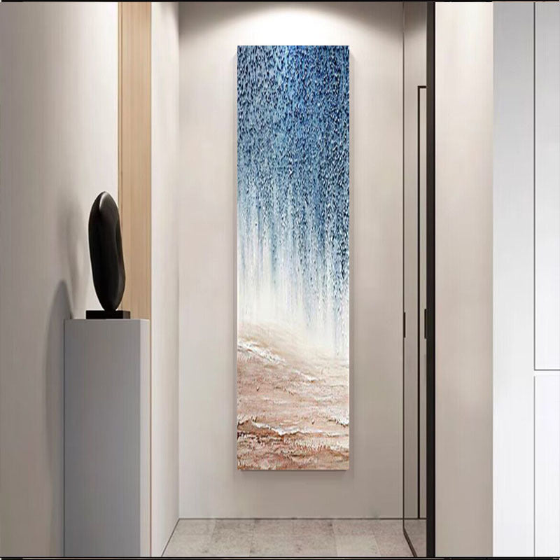 Strukturierte abstrakte Landschaft Leinwand Wandkunst