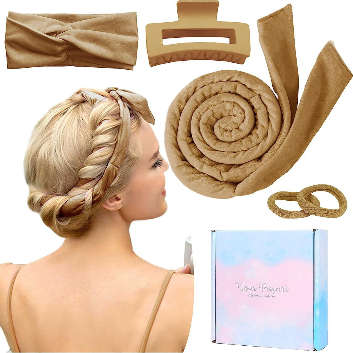 Vielseitiges weiches Haarstyling-Set
