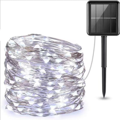 Ultra-flexible Solar Micro-LED Lichterkette mit wasserdichtem Bodenmontage-Panel Brehn