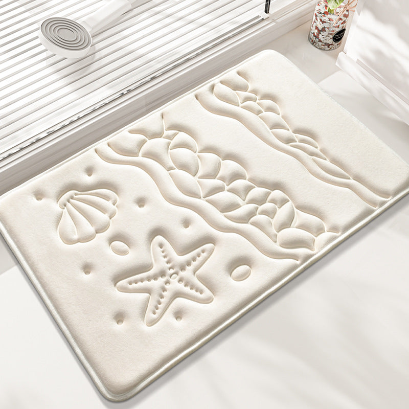 Küsten-Themen Memory Foam Badematte Brehn