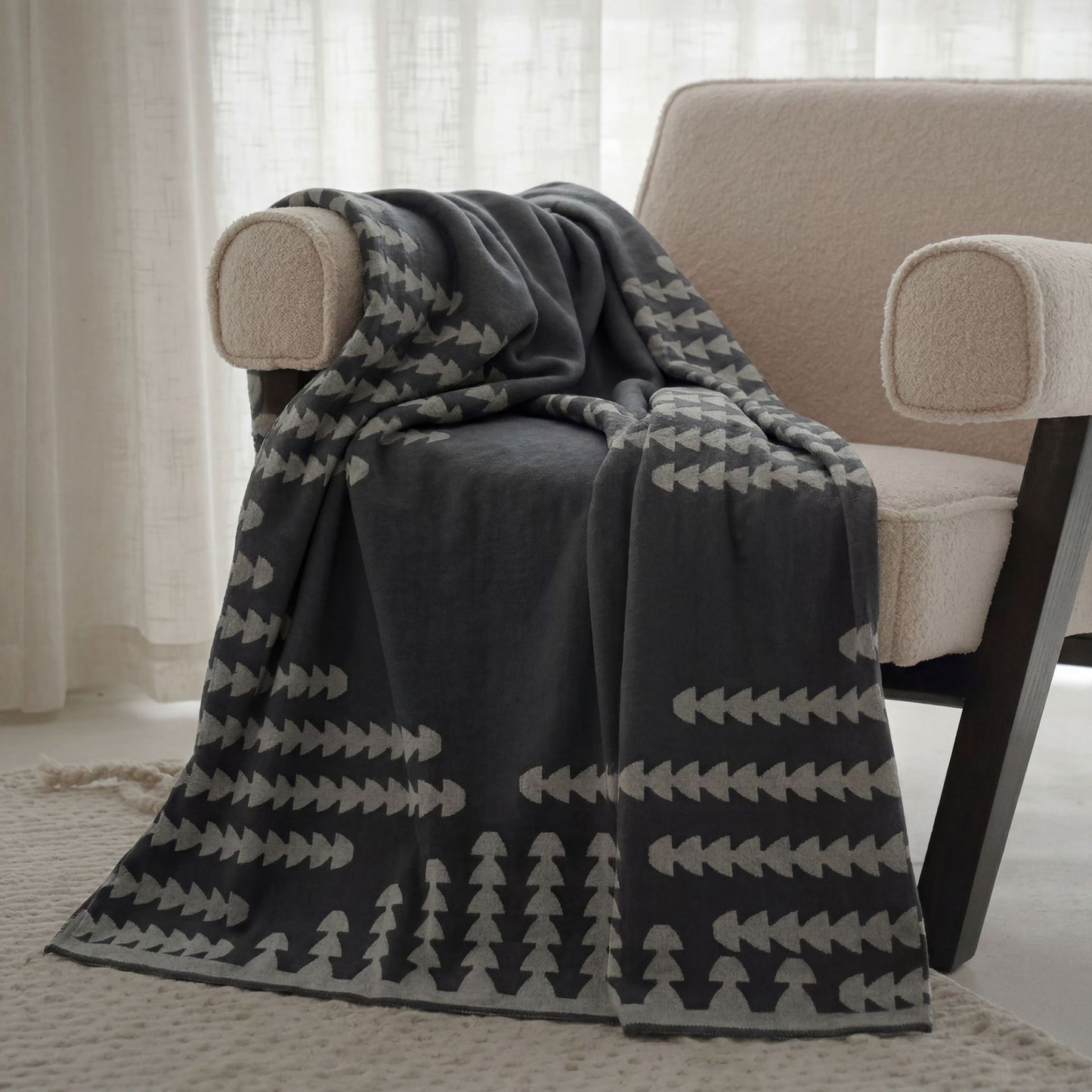 Moderne geometrische Muster Werfdecke