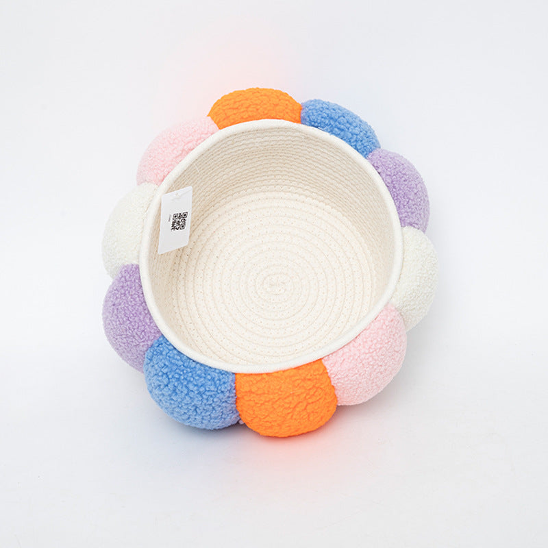 Gemütlicher Aufbewahrungskorb aus weichem Fleece
