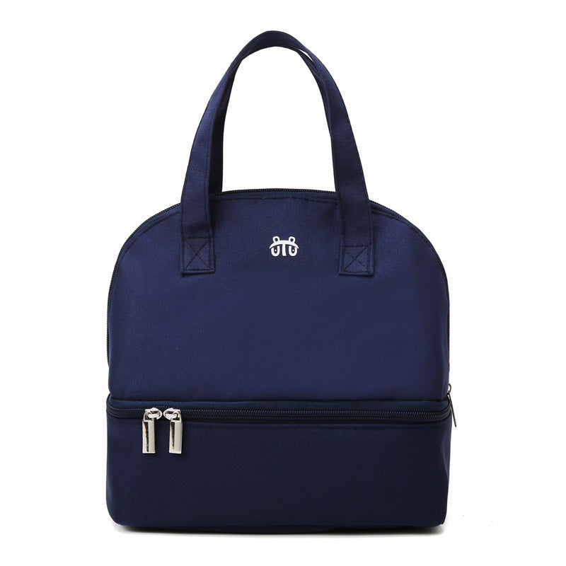 Damen isolierte Kühltasche mit praktischem doppelt zip-Design Brehn