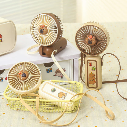 Unisex Tragbarer Handventilator mit niedlichem Tierdesign Brehn