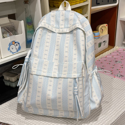 Verspielter gemusterter Schulrucksack Brehn