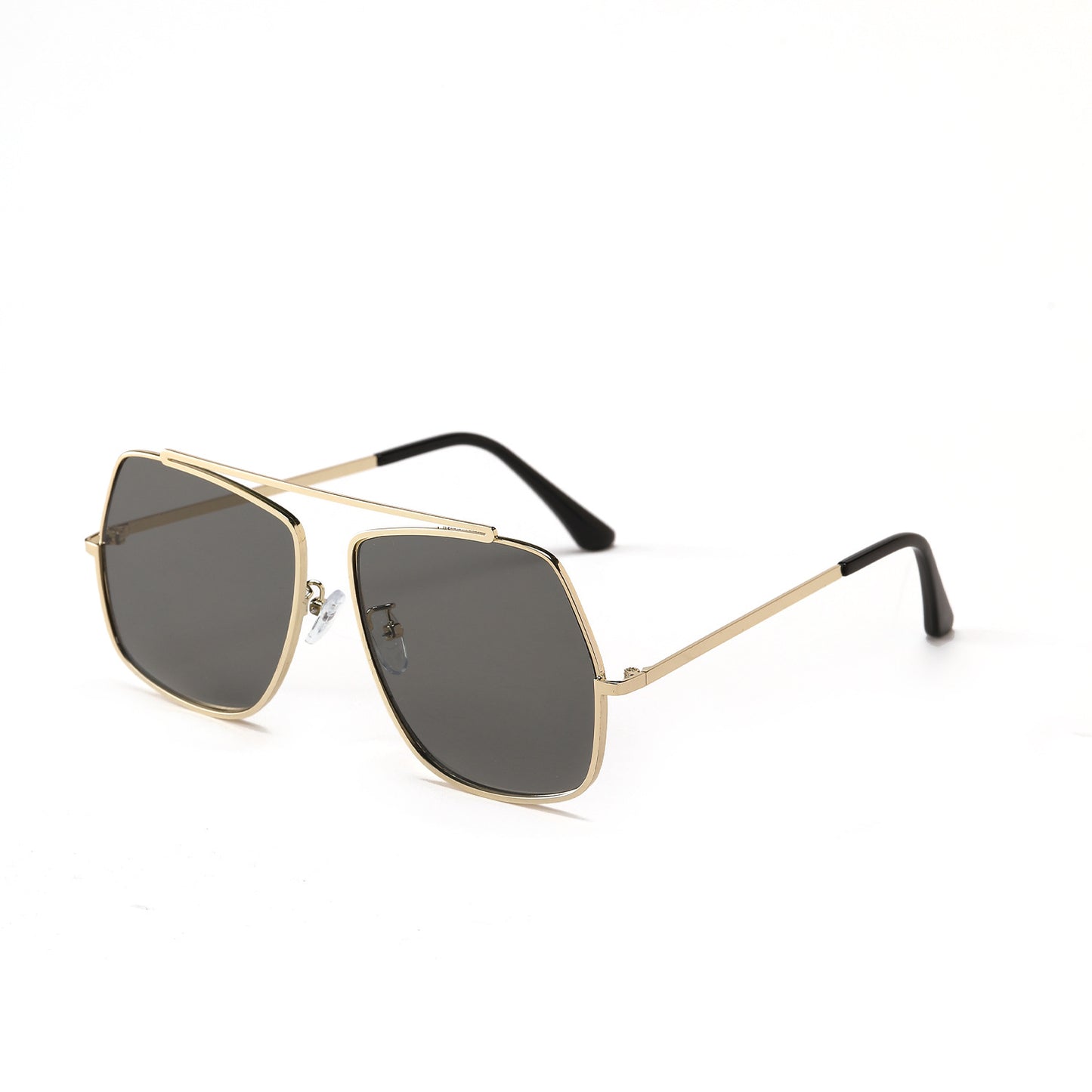 Damen polygonale Sonnenbrille mit elegantem, hochmodernem Rahmen Brehn