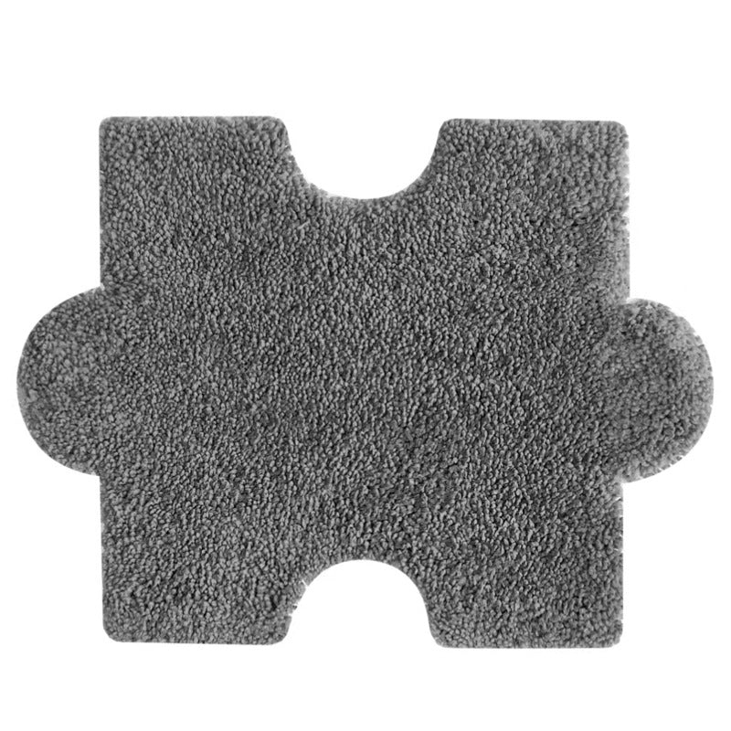 Weicher Plüsch-Badeteppich in Puzzleform