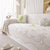 Elegante floral gestickte Sofa-Decke
