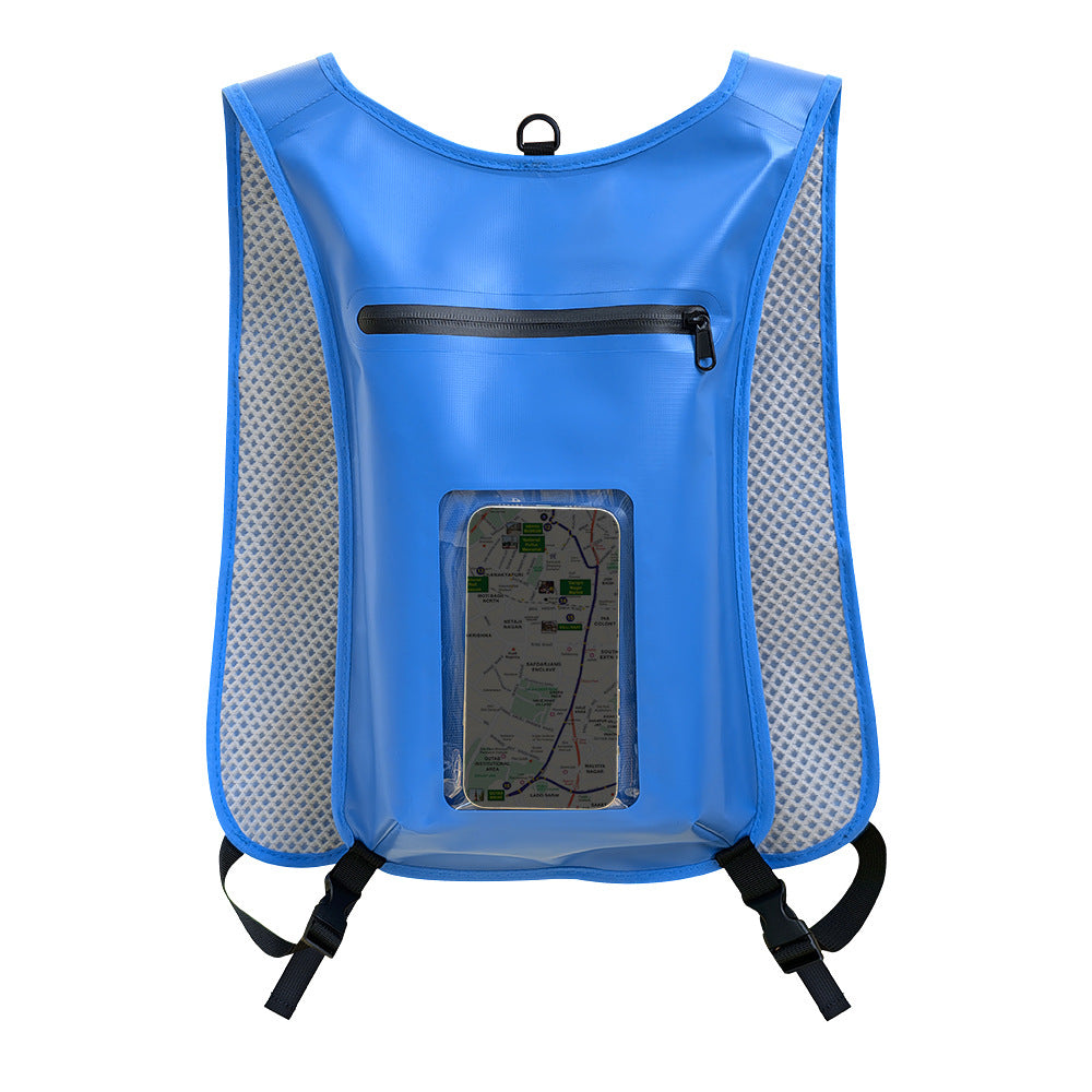 Wasserdichte Smartphone-Rucksack mit Durchsichtiger Fronttasche Brehn
