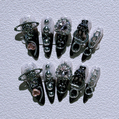 Glamouröse Nagelkunst Verlängerungen