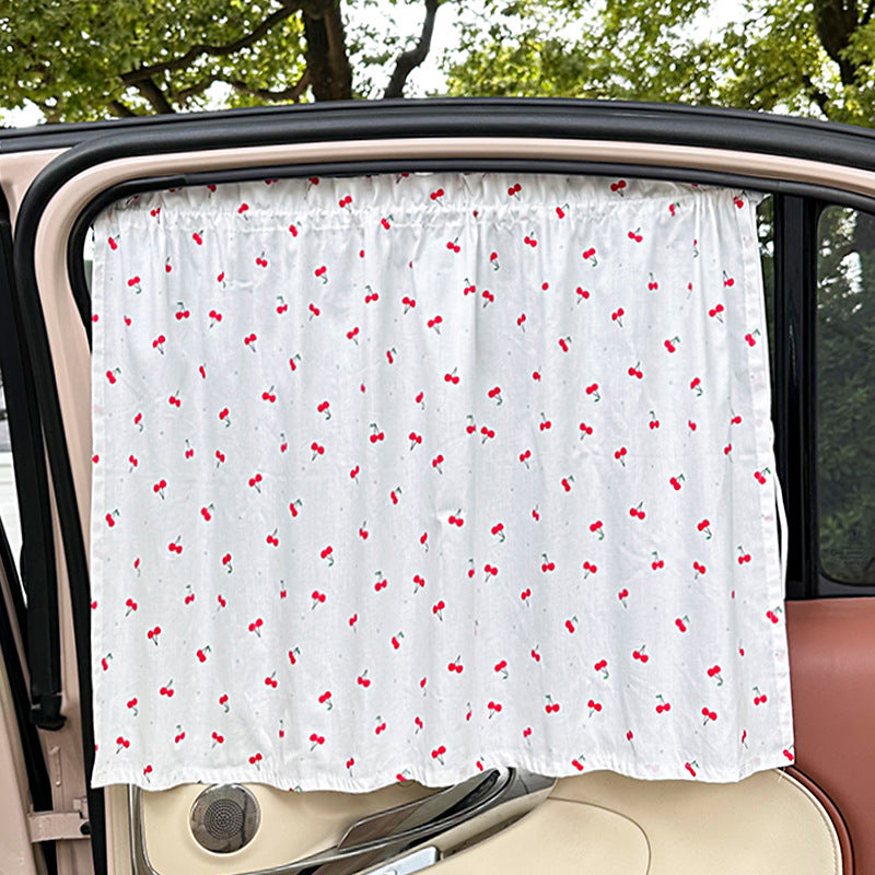 Unisex nan Sonnenschutz-Autovorhang mit elastischem Befestigungsband und blickdichter Baumwollmischung Brehn