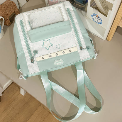 Transparente Taschen-Rucksack Brehn